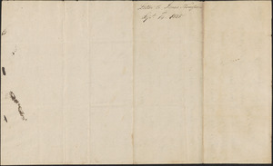 John Read to Isaac Thompson, 14 September 1805