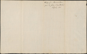 John Read to John Chandler, 14 February 1811