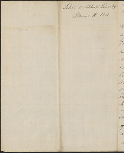 William Smith to Lothrop Lewis, 5 March 1811