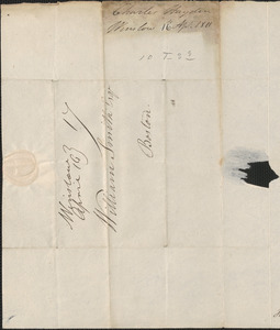 Charles Hayden to William Smith, 16 April 1811