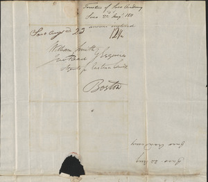 Cyrus King to William Smith, 23 August 1811