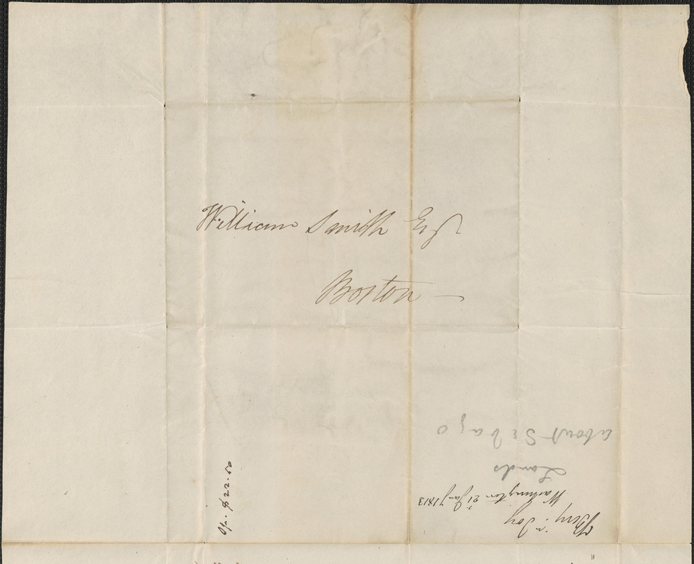 Benjamin Joy to William Smith, 21 January 1813