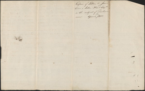 Copies of Letters from Committee for the Sale of Eastern Lands to James Carr and John Neal, 12 April 1813