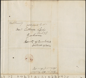 Charles Vaughn to Lothrop Lewis, 17 June 1817