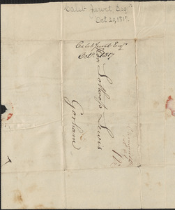 Caleb Jewett to Lothrop Lewis, 20 October 1817