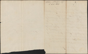 Alden Bradford to Edward Robbins, 8 October 1818