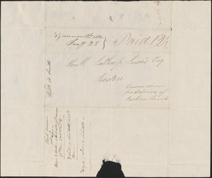 Amasa Smith to Lothrop Lewis, 25 January 1819