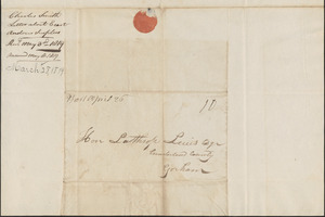 Charles Smith to Lothrop Lewis, 28 March 1819