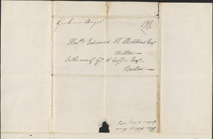 Lothrop Lewis to Edward Robbins, 11 August 1819