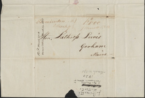 Josiah Prescott to Lothrop Lewis, 16 March 1820
