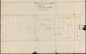 William Thompson to Lothrop Lewis, 16 March 1820