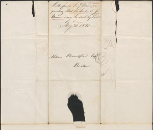 Ashur Ware to Alden Bradford, 31 May 1820