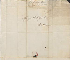 Lothrop Lewis to George Coffin, 2 August 1820