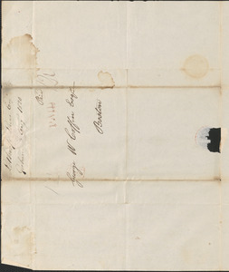 Lothrop Lewis to George Coffin, 3 August 1820