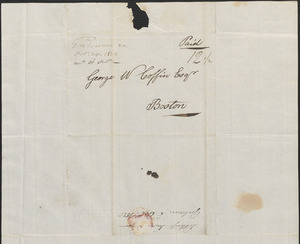 Lothrop Lewis to George Coffin, 5 October 1820
