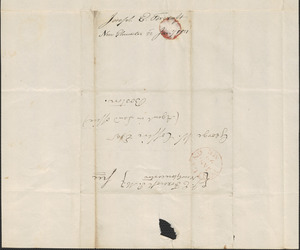 Joseph Foxcroft to George Coffin, 22 January 1821