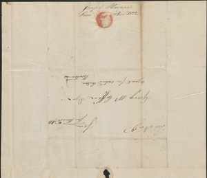 Joseph Howard to George Coffin, 28 November 1822