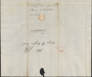 Carr & Garland to George Coffin, 22 February 1823