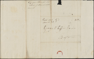 Cyrus Hamlin to George Coffin, 7 March 1823