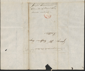 Joseph Kinman to George Coffin, 19 March 1824