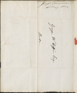 Joseph Kinman to George Coffin, 12 May 1824