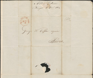 Allen Gilman to George Coffin, 6 November 1824