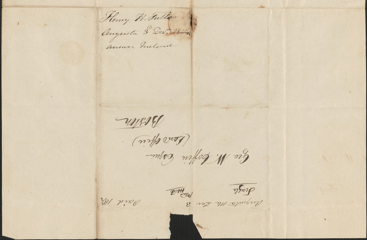 Henry Fuller to George Coffin, 3 December 1824 - Digital Commonwealth