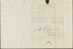 M.J. Talbot to George Coffin, 22 February 1826