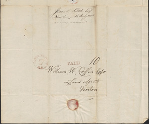 Josiah Little to William Coffin, 14 July 1826