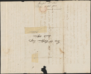 Joseph Dorr to George Coffin, 21 February 1828