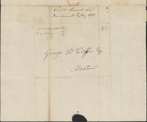 Caleb Jewett to George Coffin, 3 May 1828