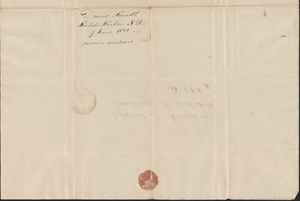 David Smith to Edward Bangs, 9 June 1828