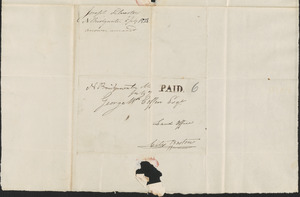 Joseph Silvester to George Coffin, 5 July 1828