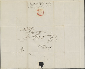 William A.F. Sprout to George Coffin, 9 August 1828