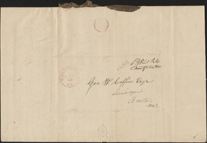 Joshua Vail to George Coffin, 28 August 1828