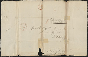 Joshua Vail to George Coffin, 30 August 1828