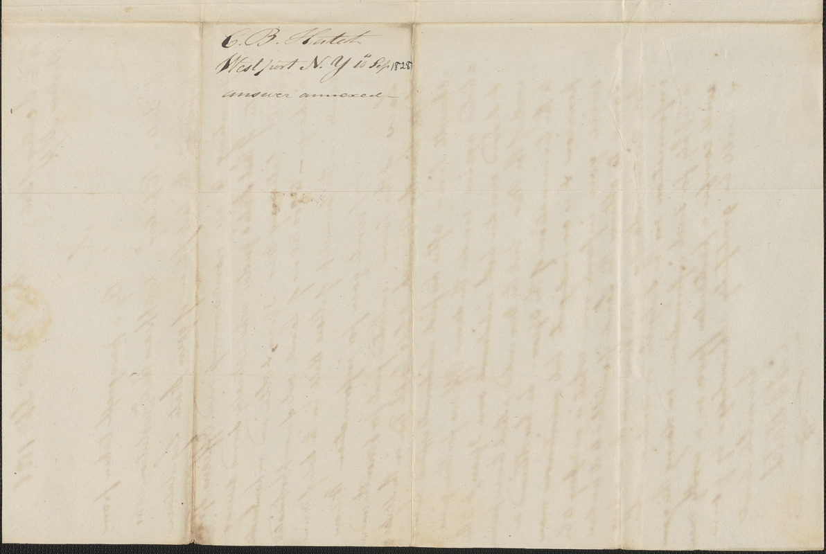 C.B. Hatch to the Secretary of State, 10 September 1828