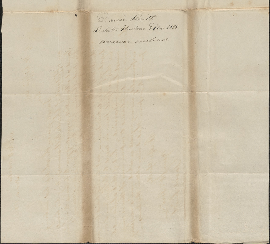 David Smith to George Coffin, 3 November 1828