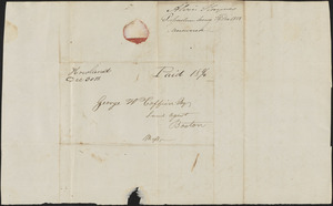 Alvin Haynes to George Coffin, 29 December 1828