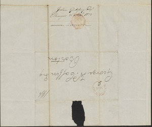 John Godfrey to George Coffin, 30 April 1829