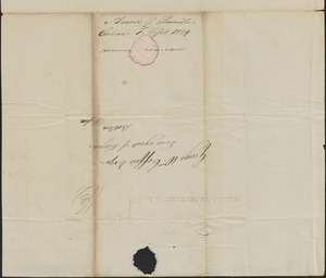 Anson Chandler to George Coffin, 32 August 1829