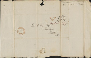 David Smith to George Coffin, 1 November 1829
