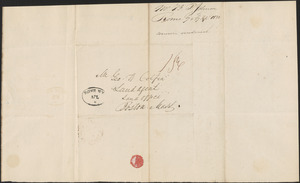 B. P. Johnson to George Coffin, 7 April 1830