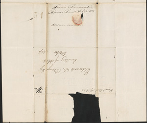 Louis Provandie to Edward Bangs, 26 April 1830