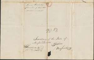 Lewis Wakeley to Secretary of State, 9 August 1830