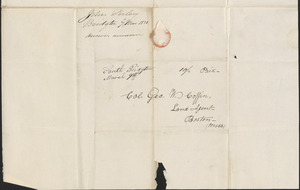 John Perley to George Coffin, 7 March 1831