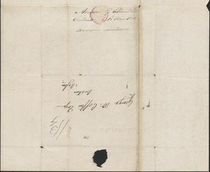 Anson Chandler to George Coffin, 15 March 1831