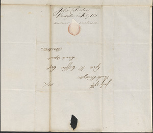 John Perley to George Coffin, 24 July 1831