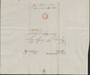 Jon Farrar to George Coffin, 20 September 1831