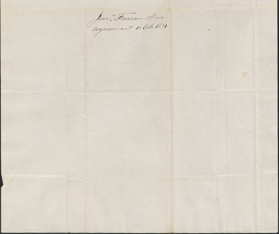 Jon Farrar to George Coffin, 10 October 1831 - Digital Commonwealth